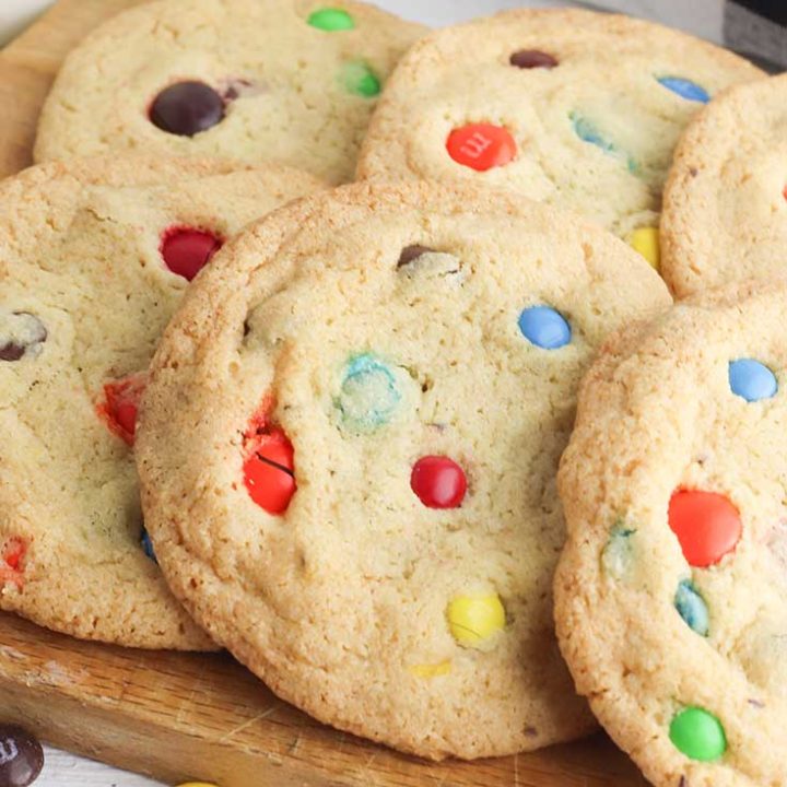gluten free m&m cookies recipe