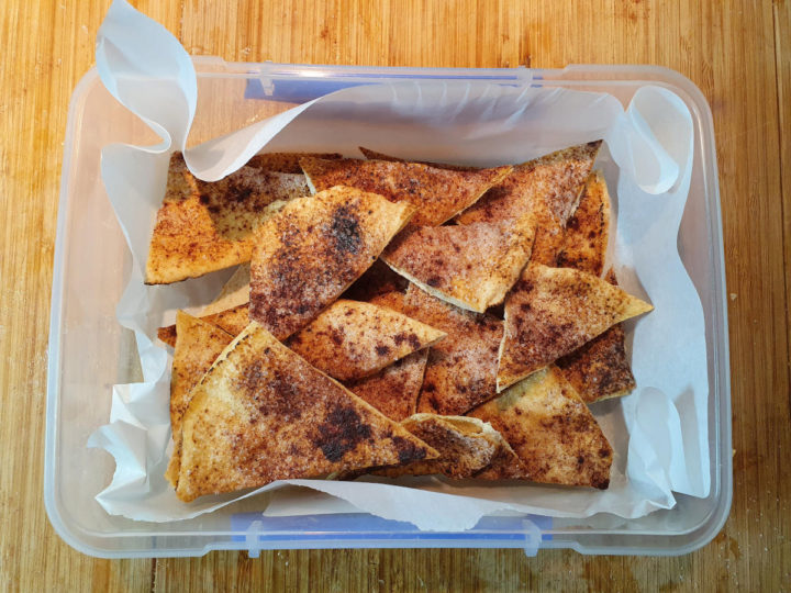 Image for Cinnamon sugar pita chips