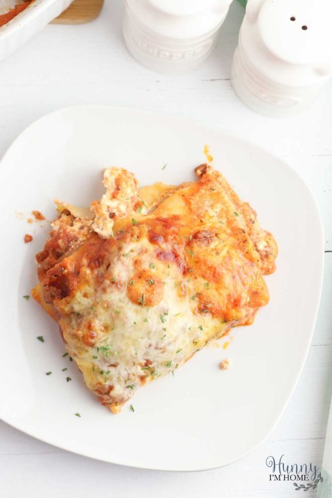 baked gluten free lasagna