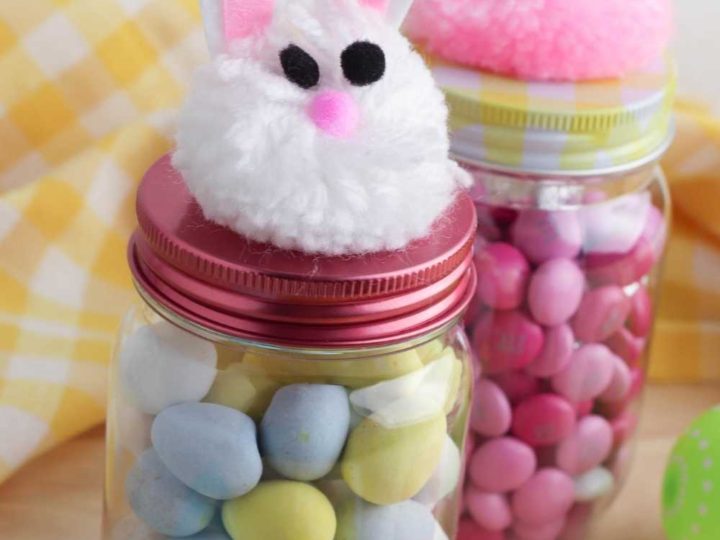 mason jar easter bunny