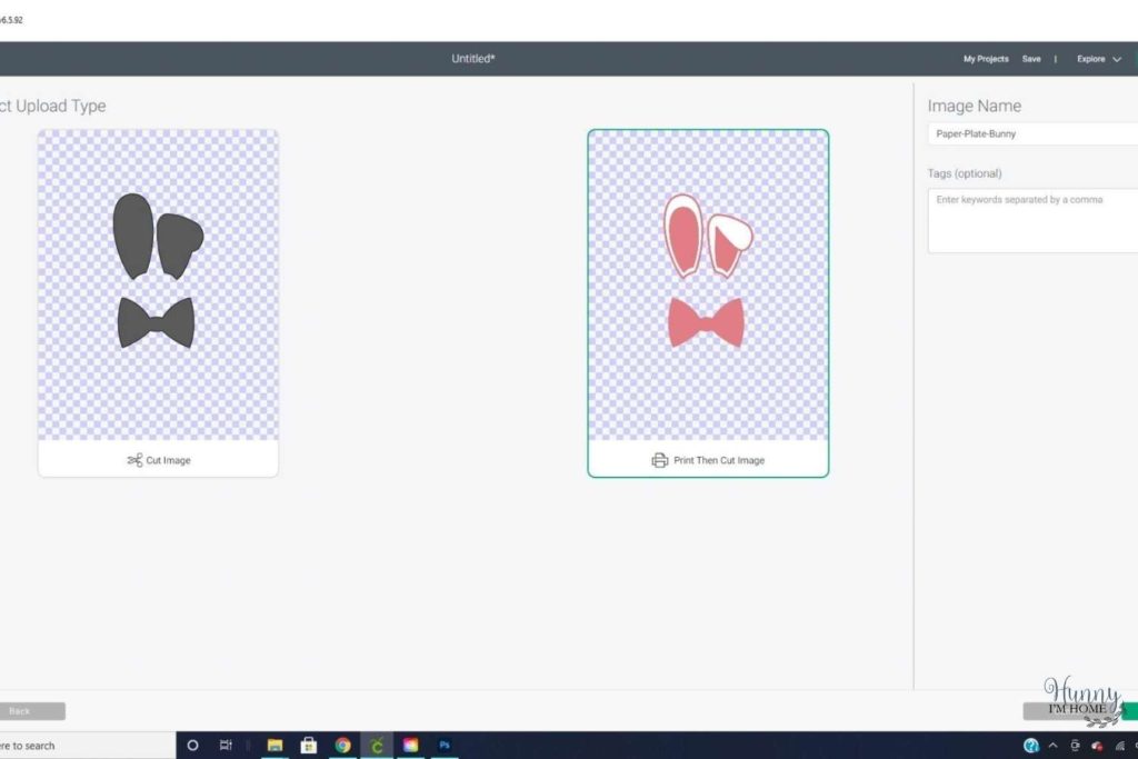 bunny craft template