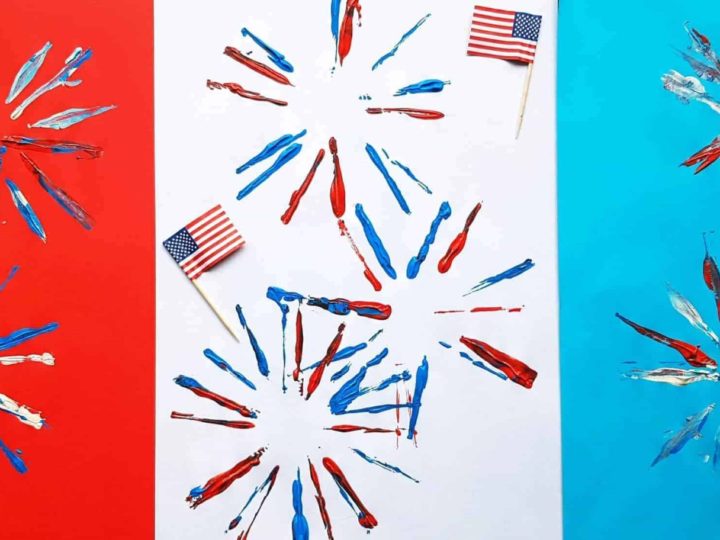 Image for Easy Firework Art Project for Preschoolers and Big Kids