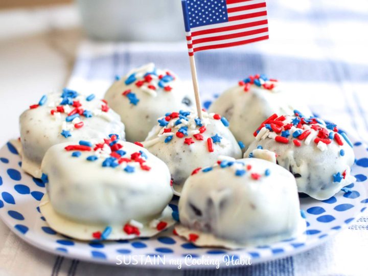 Image for Easy Red, White and Blue Chocolate Truffles