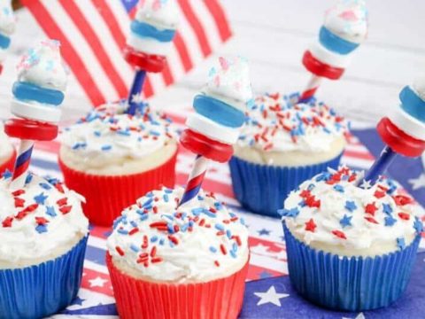 Image for 4th of July Firework Cupcakes