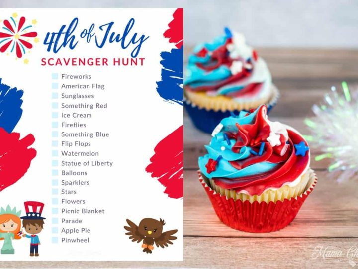 Image for Printable 4th of July Scavenger Hunt for Kids
