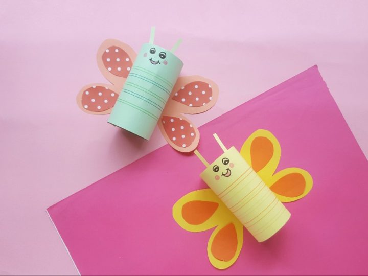 Image for Toilet Paper Roll Butterfly Craft for Kids