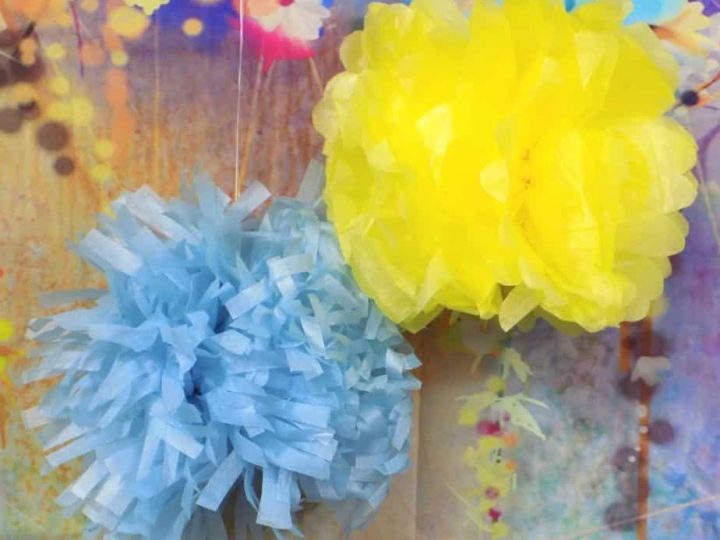 Image for How to Make Tissue Paper Pom Poms