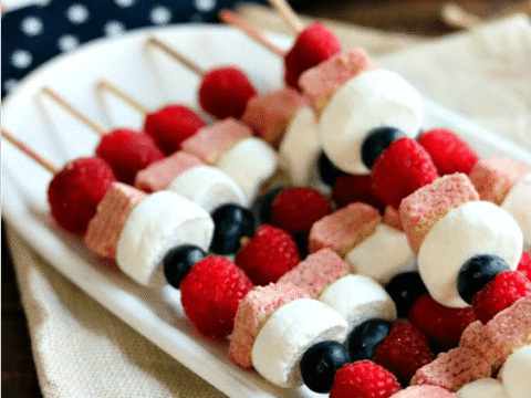 Image for Patriotic Fruit Kabobs (with cookies!)