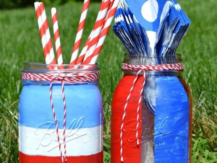Image for Patriotic Mason Jar Craft Ideas