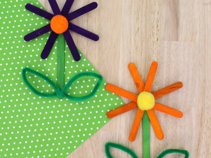 Image for Craft Stick Flower Craft for Kids