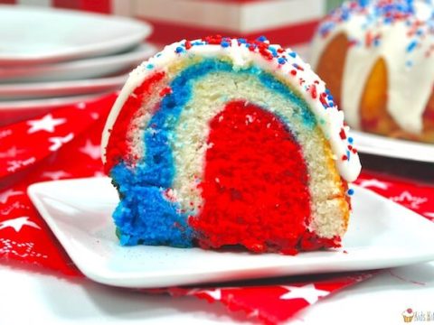 Image for Red White & Blue Swirl Bundt Cake