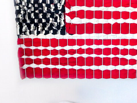 Image for How to Make Easy Patriotic Art with Fabric Scraps
