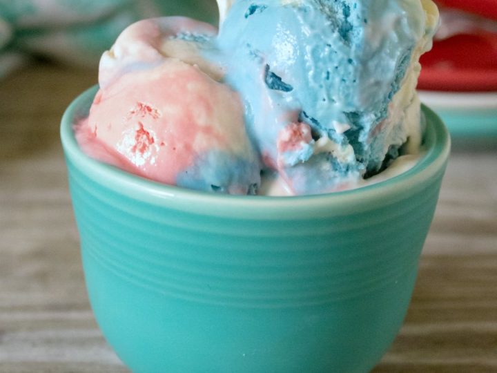 Image for Red White and Blue No Churn Ice Cream