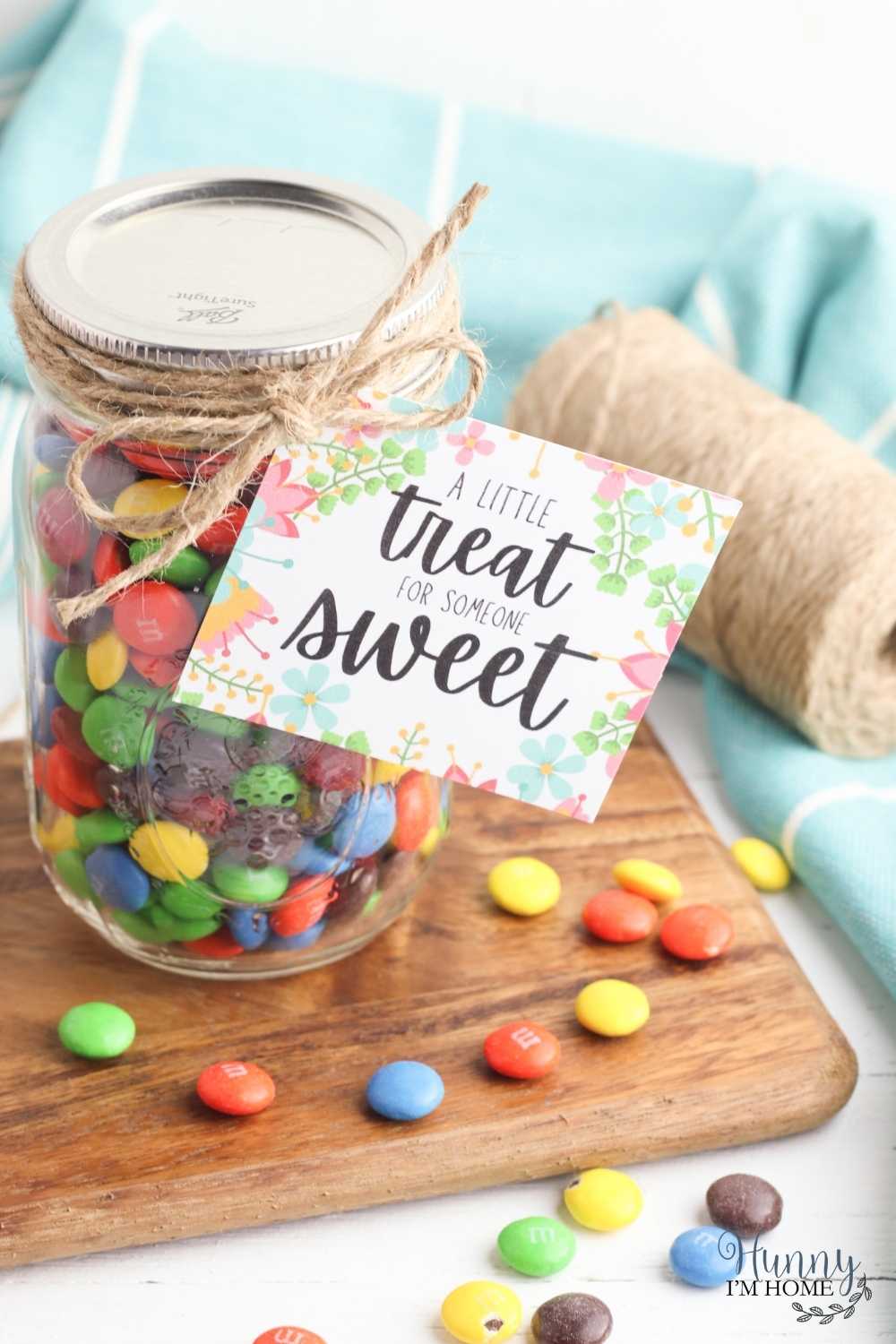 Custom candy jar, work candy jar, co-worker gift, sweets jar