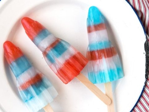 Image for Red White & Blue Rocket Popsicles 