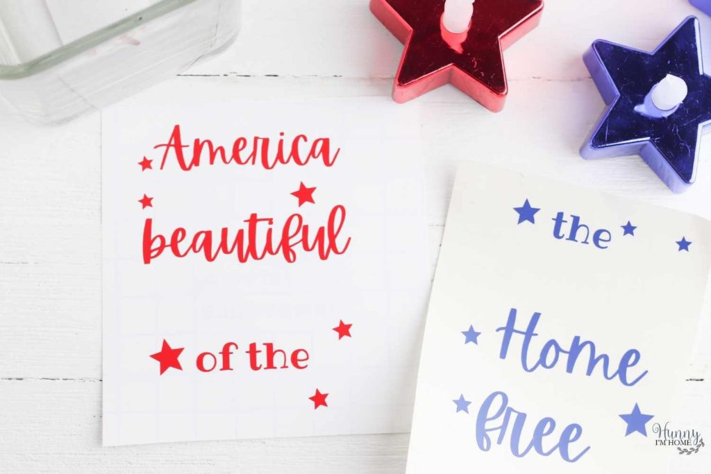 4th of july vinyl craft