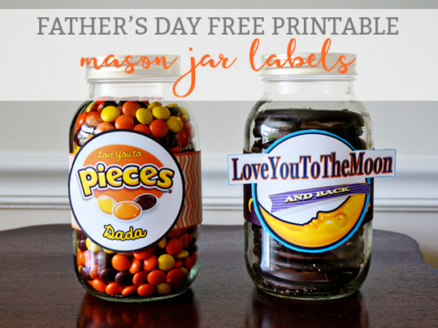 Image for Reese's and Moon Pie Free Printable Jar Labels