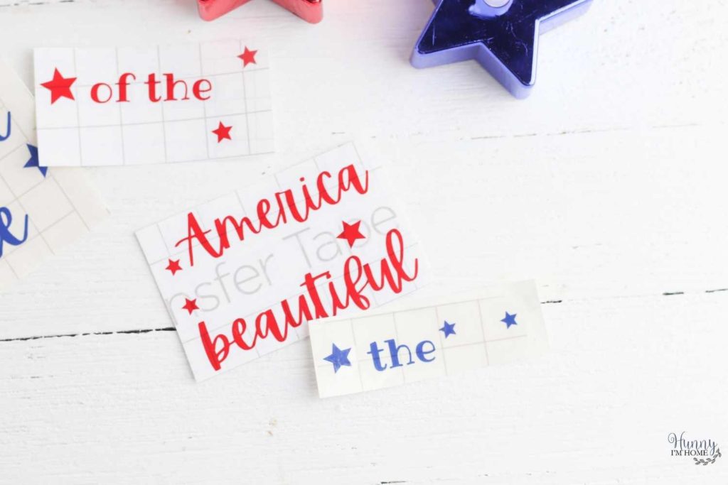 fourth of july vinyl craft