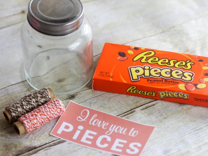 Image for “I Love You to Pieces” Printable and DIY Mason Jar Gift