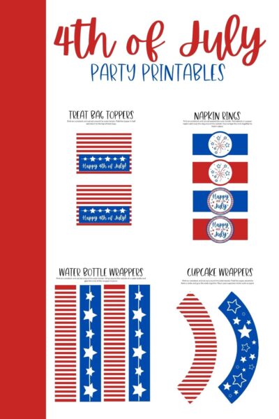 Printable 4th of July Party Decor