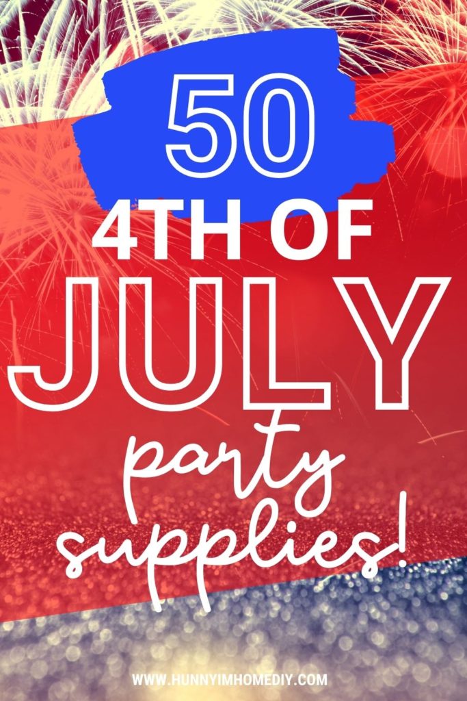 4th of July party supplies