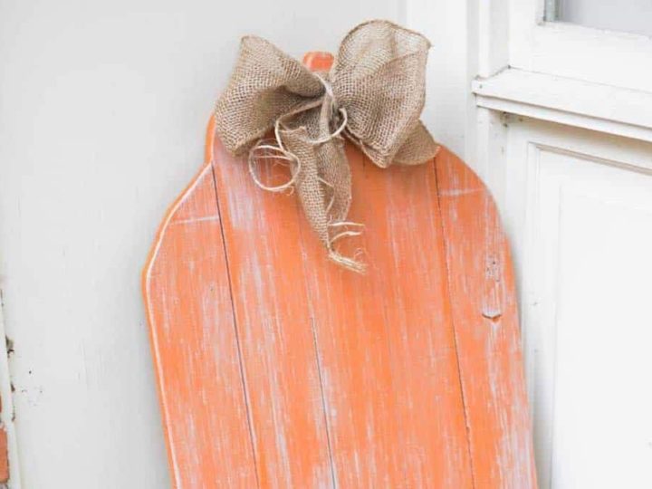 Image for How to Make a Wood Pumpkin for Thanksgiving