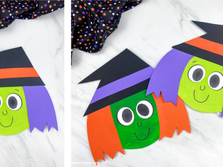 Image for Paper Plate Witch Craft For Kids [Free Template]