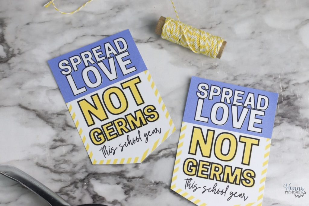 clorox wipes gift tag for teachers