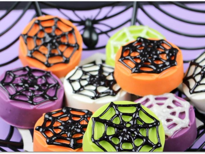 Image for Easy Halloween Spider Web Cookies