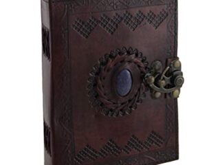 Image for Embossed Leather Blue Stone Journal 