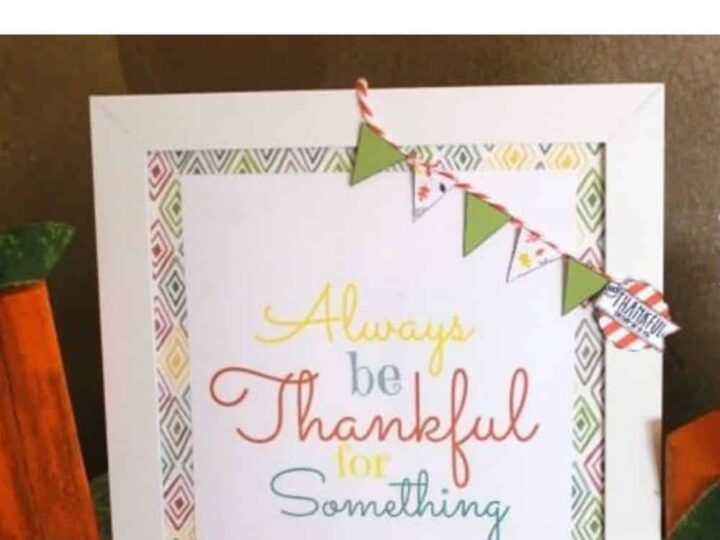 Image for Fall Thankful Printable