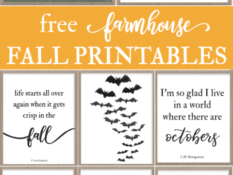 Image for Free Fall Farmhouse Printables