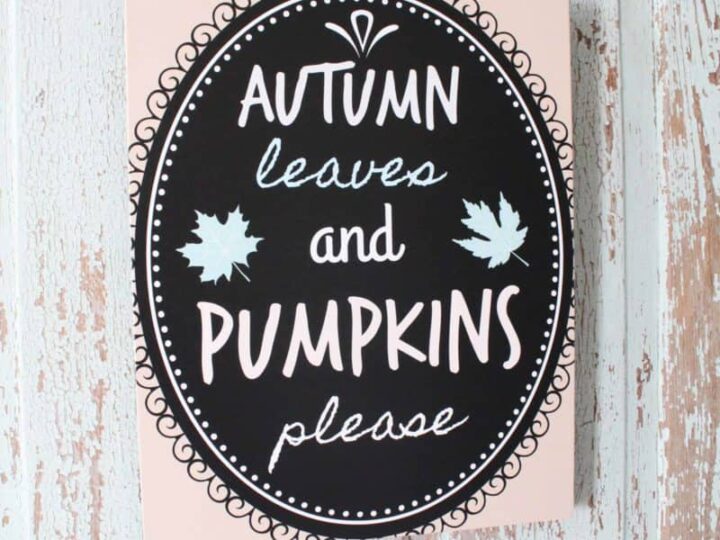 Image for Autumn Leaves and Pumpkins Please Free Fall Printable
