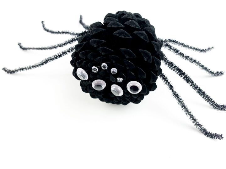 Image for Pine Cone Spider Craft for Kids