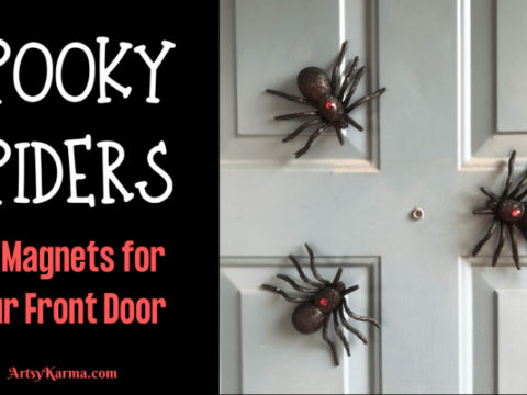 Image for Make Your Own Spooky Spider Magnets for Your Front Door