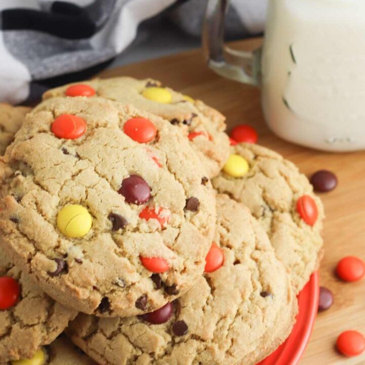 gf reeses pieces cookies