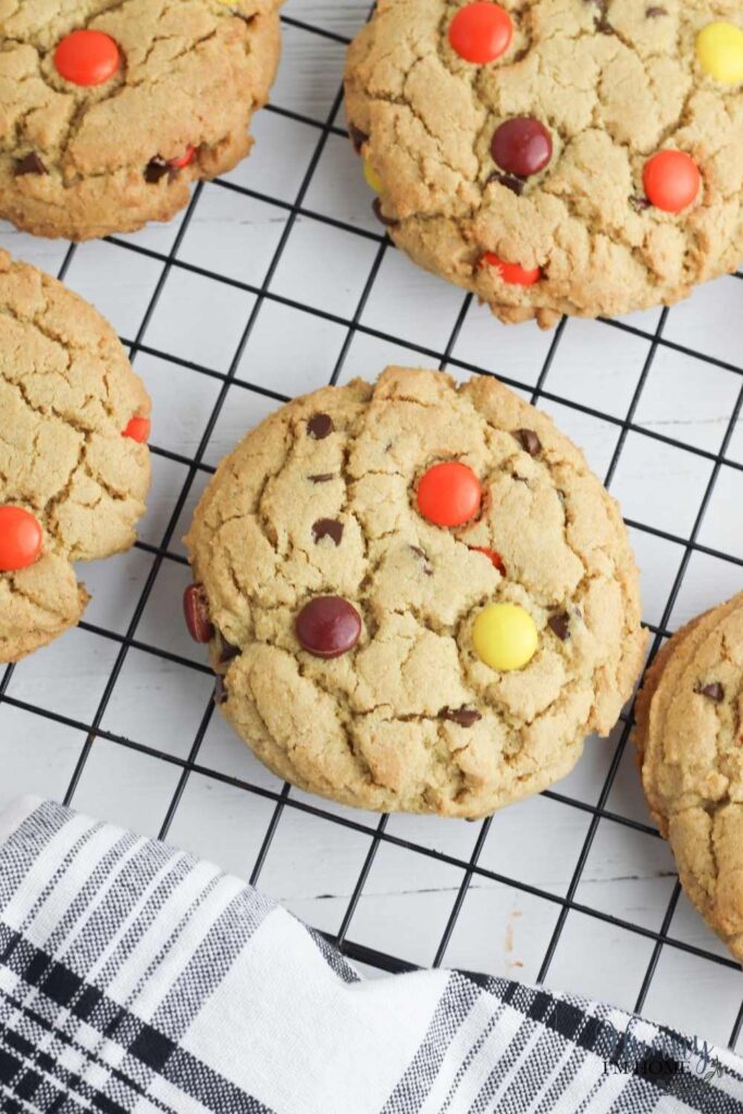 gluten free reeses pieces cookies