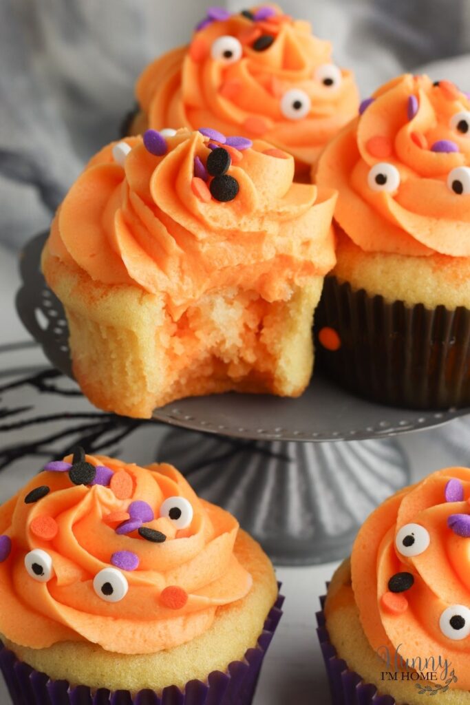 glutenfree Halloween cupcakes