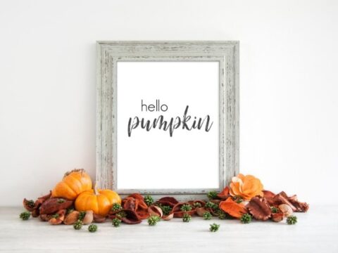 Image for Free Black and White Fall Printables