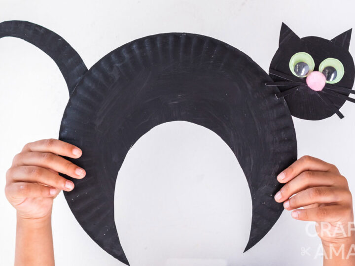Image for Paper Plate Black Cat
