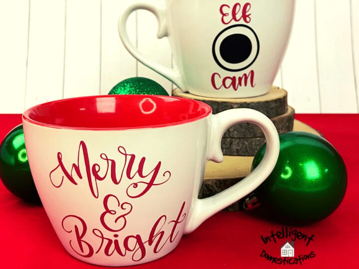 Image for Make This Dollar Store Gift Elf Cam Mug Using Cricut
