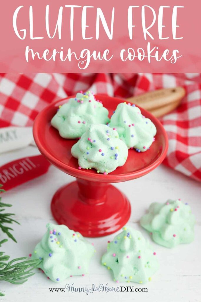 gluten free meringue christmas cookies