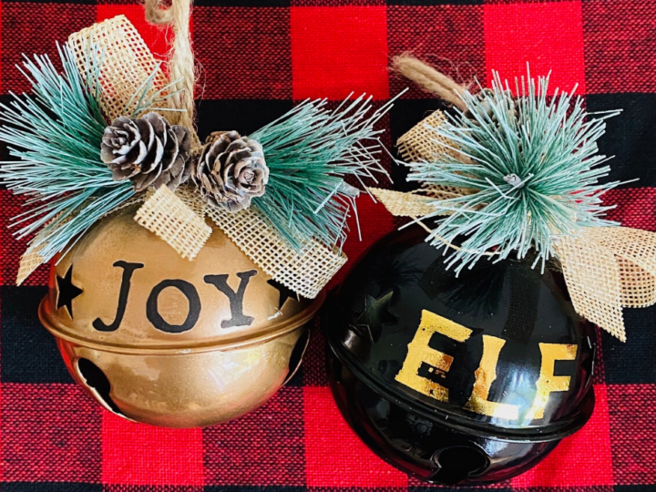 Image for DIY Dollar Tree Christmas Bell Ornaments