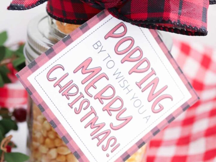 popcorn mason jar gift