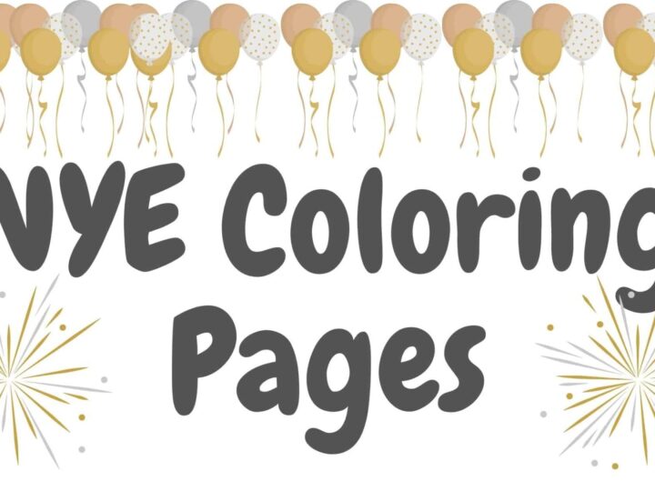 Image for New Years Coloring Pages for Kids