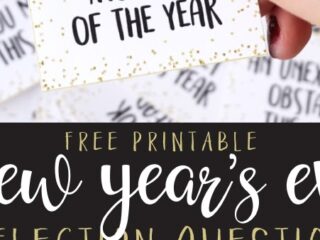 Image for Free Printable New Year's Eve Reflection Questions