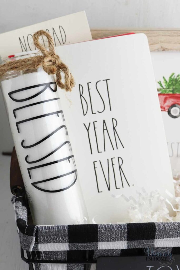 farmhouse gift basket idea