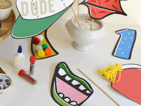 Image for Free Printable New Year's Eve Photo Booth Props
