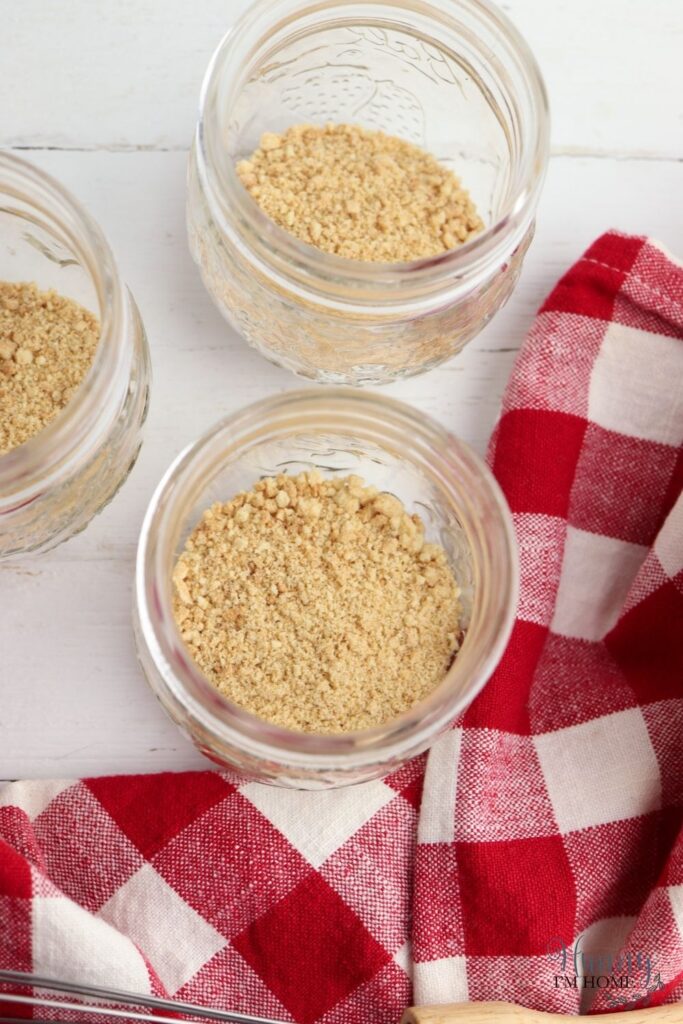 cherry cheesecake jars