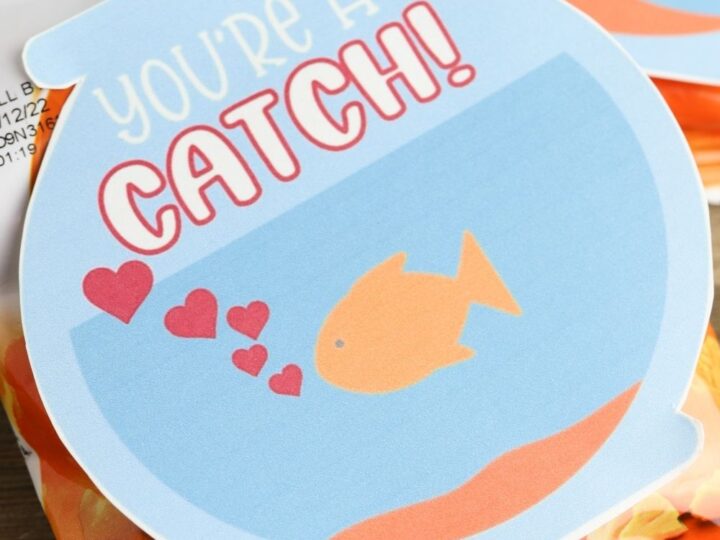 free printable valentines for goldfish